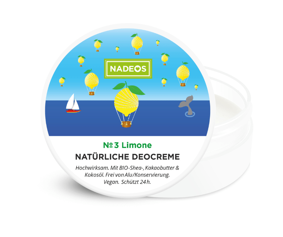 Natürliche Deocreme - NADEOS - Limone Nummer 3 - Kosmetika - Apotheke Zaversky
