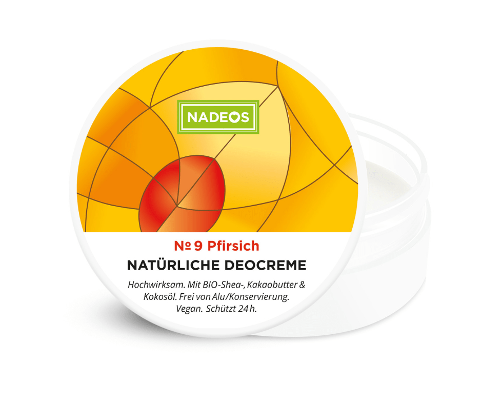 Natürliche Deocreme - NADEOS - Pfirsich Nummer 9 - Kosmetika - Apotheke Zaversky
