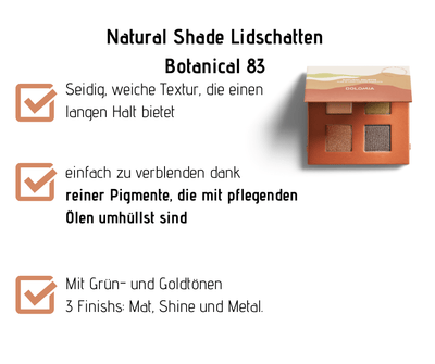 Natural Palettenlidschatten Botanical 83 - Kosmetika - Apotheke Zaversky