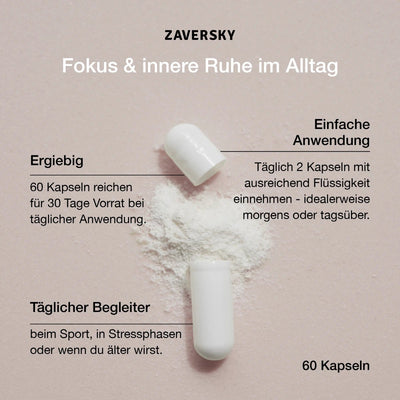 Neurowell Kapseln - der Nerven - Komplex mit PEA & Vitamin B12 - Nahrungsergänzung - Apotheke Zaversky