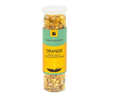 Orange - Weihrauch mit Kräutern, zarter, fruchtiger Orangenduft - Hausapotheke - Apotheke Zaversky