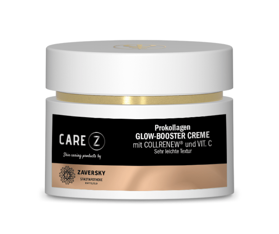 Prokollagen GLOW - BOOSTER Creme - schenkt Leuchtkraft sehr leichte Textur CareZ - Kosmetika - Apotheke Zaversky