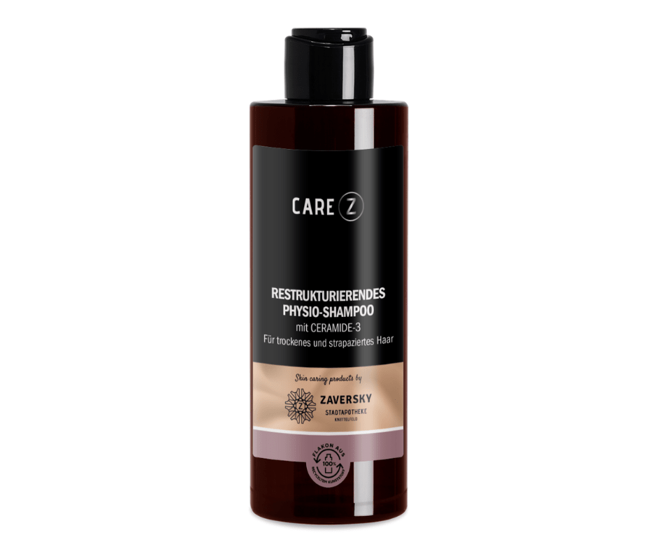restrukturierendes Physio - Shampoo für trockenes und strapaziertes Haar von CareZ - Kosmetika - Apotheke Zaversky