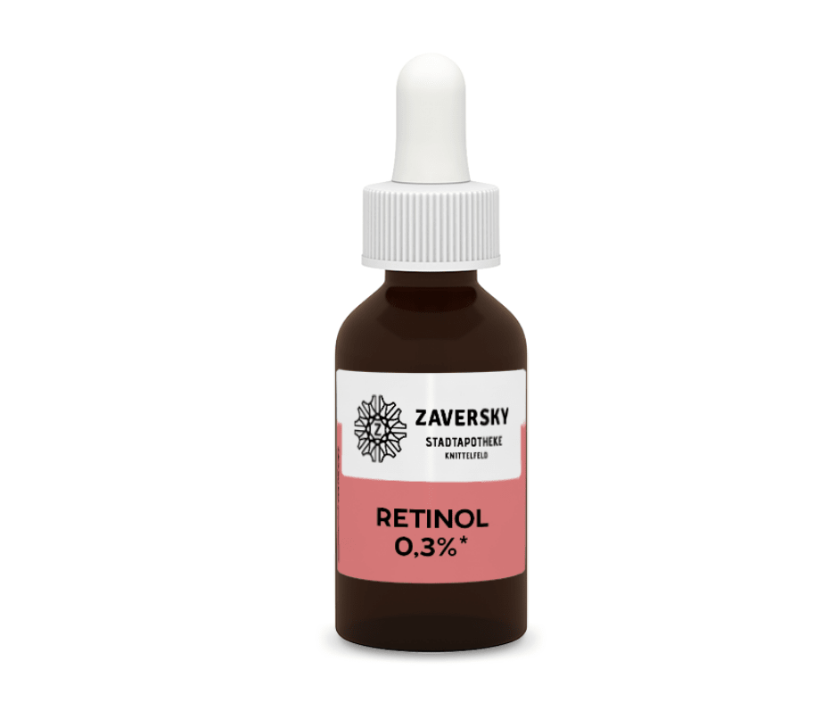 Retinol 0,3% hoch konzentrierter AKTIVSTOFF in Tropfen CareZ - Kosmetika - Apotheke Zaversky