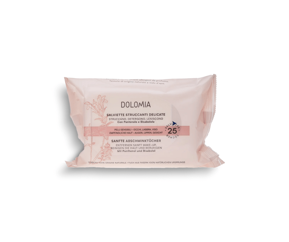 Sanfte Abschminktücher - Reinigung von Augen, Lippen und Gesicht von Dolomia - Kosmetika - Apotheke Zaversky