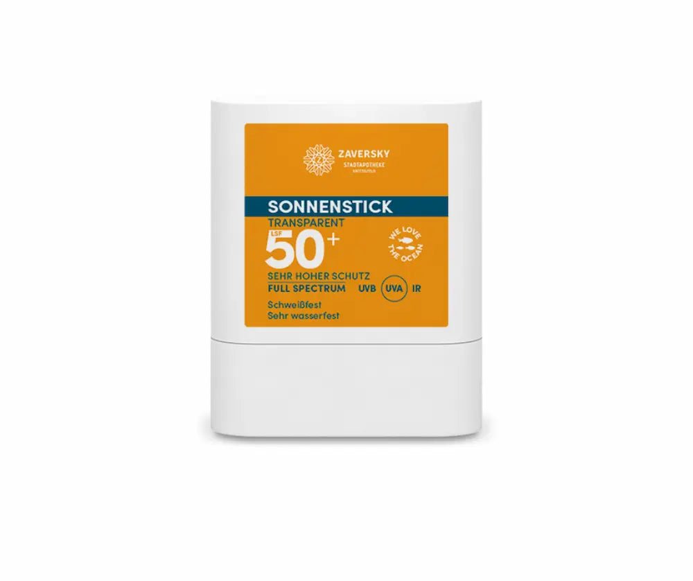 Sonnenstick - LSF 50 - sehr hoher Schutz, farblos, sehr wasserfest, für empfindliche Hautpartien - Kosmetika - Apotheke Zaversky