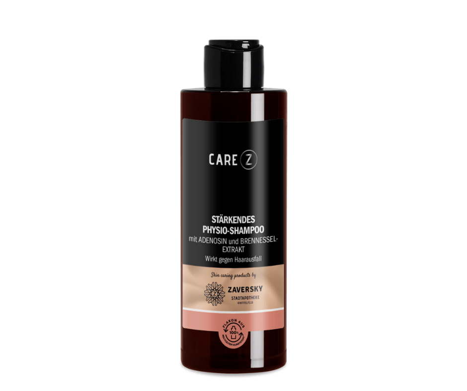 stärkendes Physio - Shampoo - wirkt gegen Haarausfall von CareZ - Kosmetika - Apotheke Zaversky