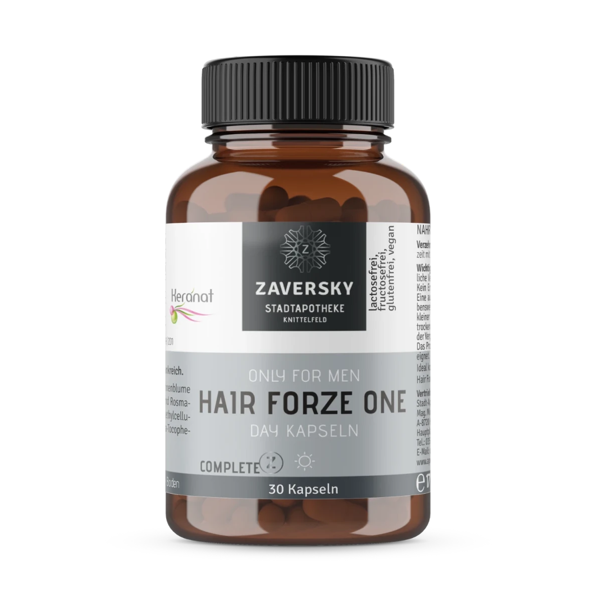 ZAVERSKY Hair ForZe One Day – für den Mann - Nahrungsergänzung - Apotheke Zaversky