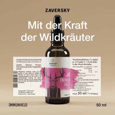 ZAVERSKY IMMUNHELD CompleteZ – Natürliches Kraftpaket für ein starkes Immunsystem - Naturprodukt - Apotheke Zaversky