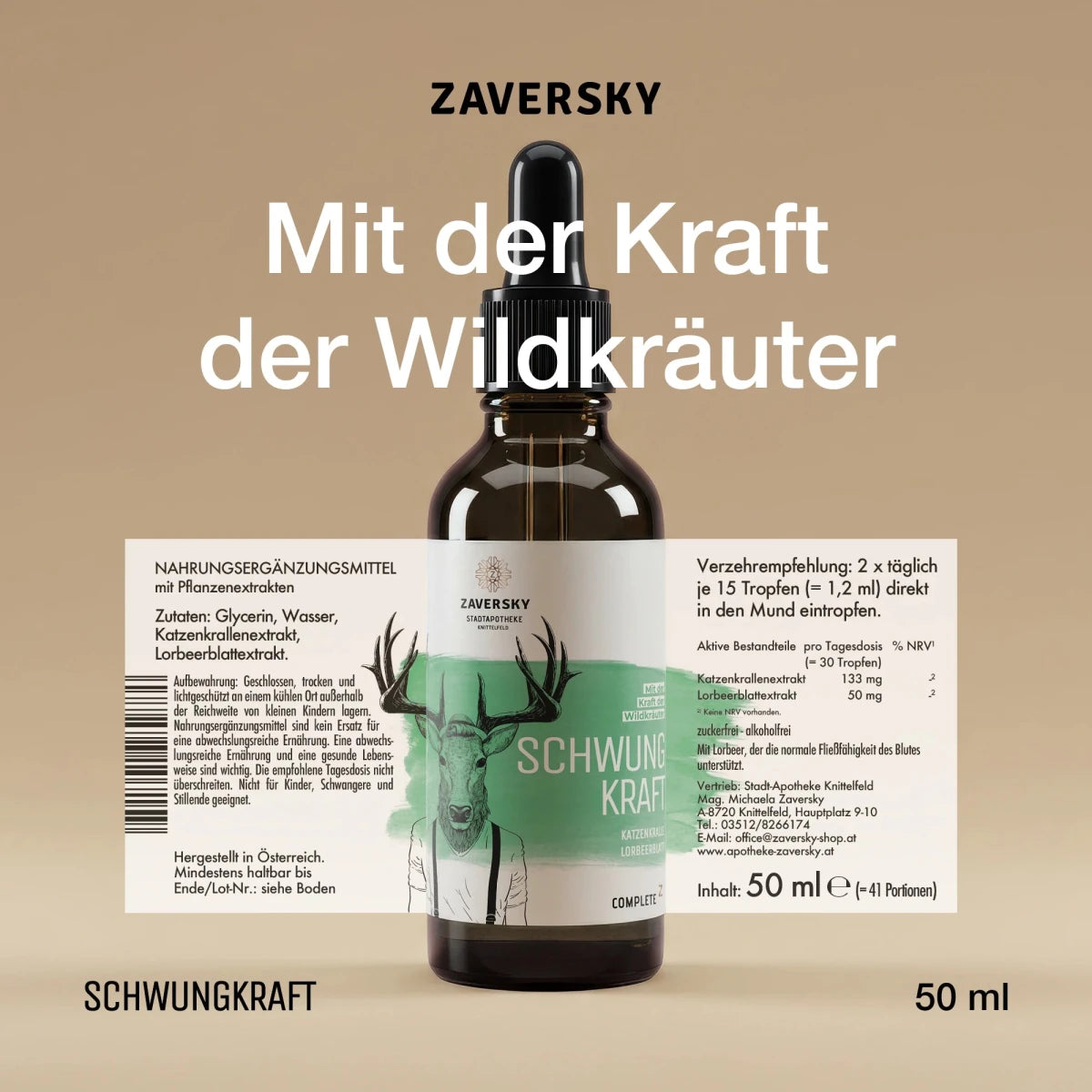ZAVERSKY SCHWUNGKRAFT CompleteZ – Für mehr körperliches Wohlgefühl - Naturprodukt - Apotheke Zaversky