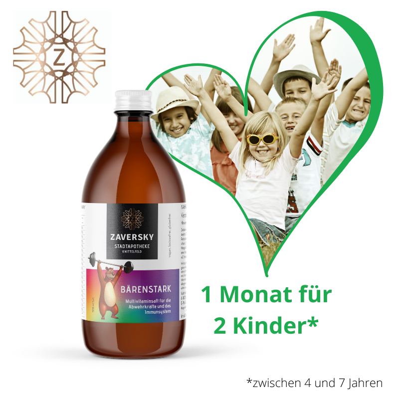 Bärenstark Multivitaminsaft mit B12 für die Abwehrkräfte und das Immunsystem bei Apotheke Zaversky