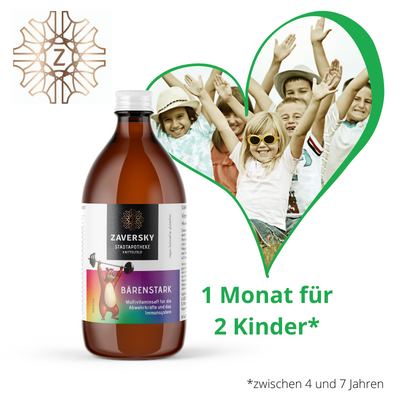 Bärenstark Multivitaminsaft für die Abwehrkräfte und das Immunsystem bei Apotheke Zaversky