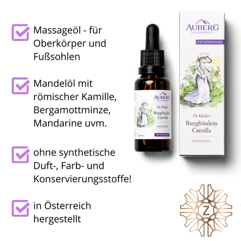 Burgfräulein Camilla - Massageöl - Entspannung