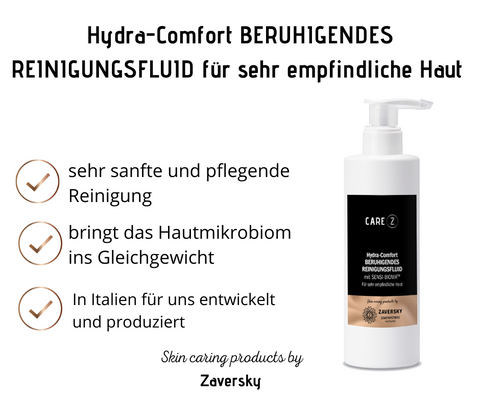 Hydra-Comfort BERUHIGENDES REINIGUNGSFLUID für sehr empfindliche Haut CareZ