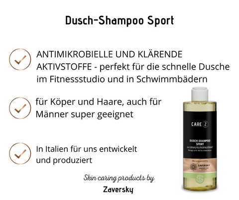 Dusch-Shampoo Sport mit Grapefruitkernextrakt - CareZ