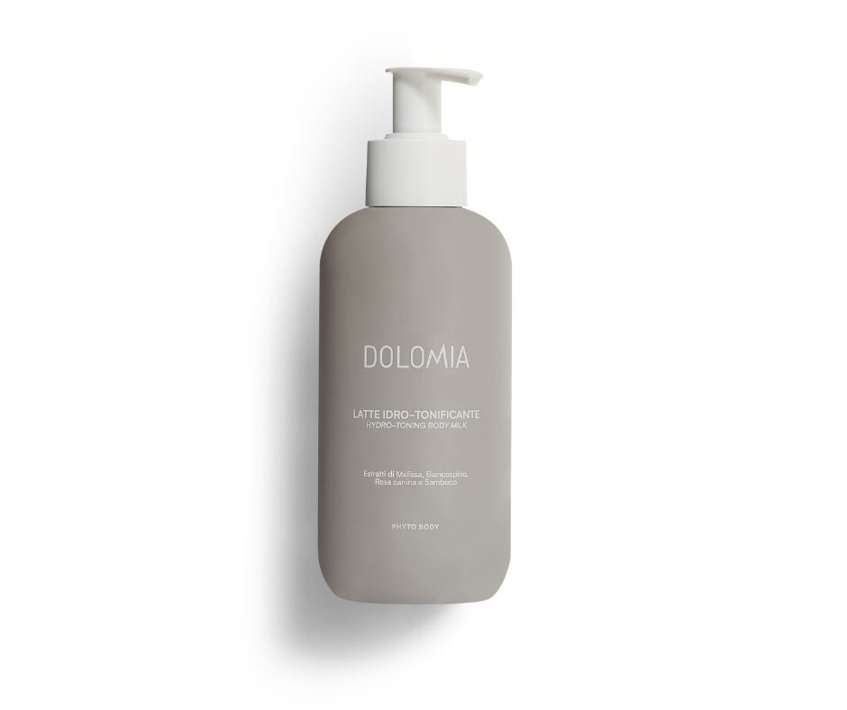 Straffende Körpermilch Dolomia - schenkt der Haut Energie und Vitalität, spendet tiefenwirksam Sauerstoff und Feuchtigkeit bei Apotheke Zaversky