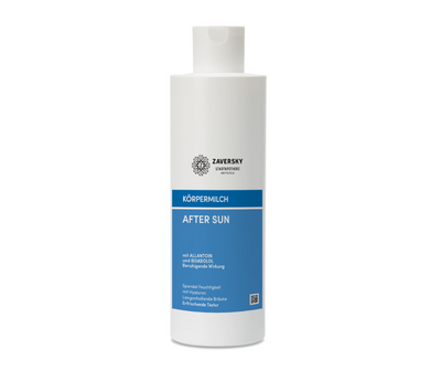 Körpermilch - After Sun beruhigend, spendet Feuchtigkeit, langanhaltende Bräune 250 ml bei Apotheke Zaversky