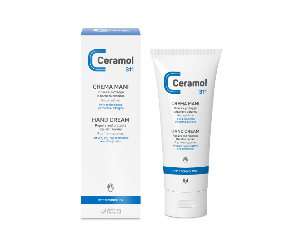 Handcreme - Ceramol - Lindernde und regenerierende Handcreme, zieht schnell ein bei Apotheke Zaversky