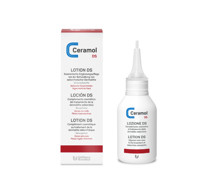 Lotion DS - Ceramol - bei juckender Kopfhaut mit/ohne Schuppen lokal zum Auftragen bei Apotheke Zaversky