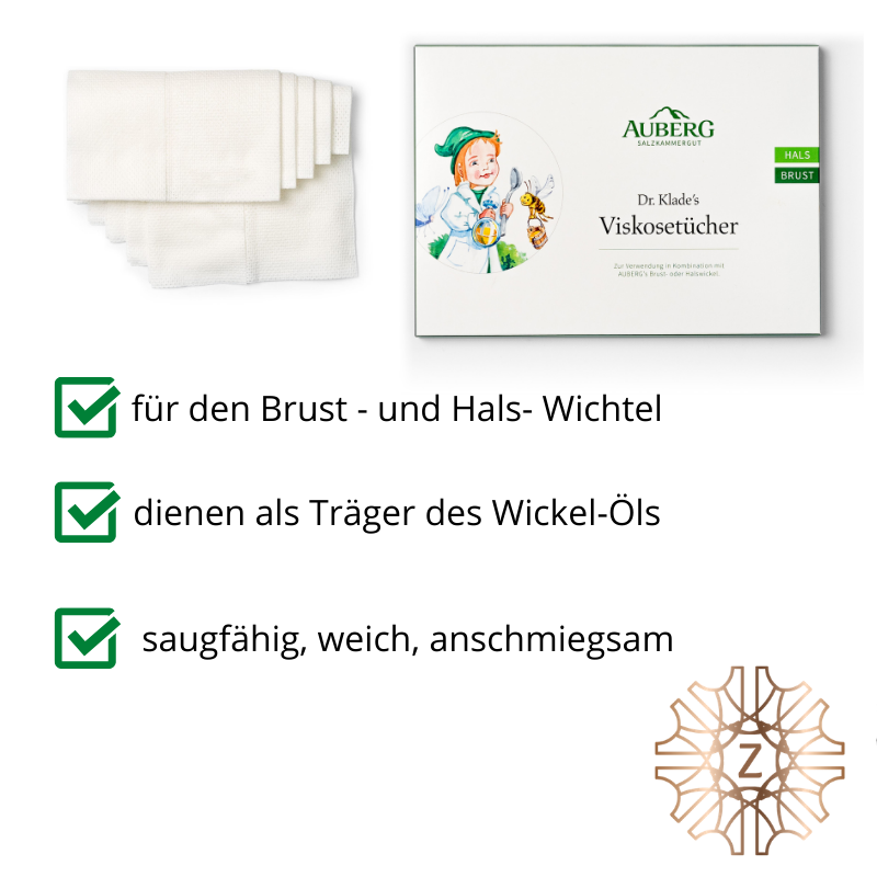 Viskosetücher - für den Brust- und Hals-Wichtel bei Apotheke Zaversky