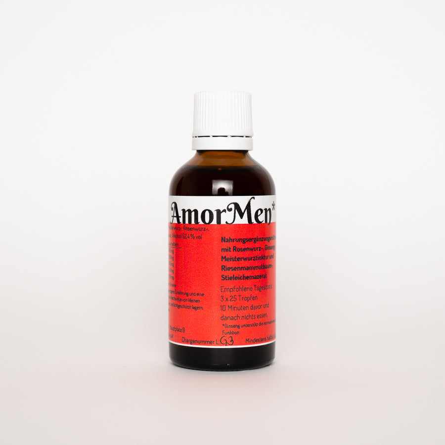 Amormen Tropfen - für eine normale sexuelle Funktion - für den Mann bei Apotheke Zaversky