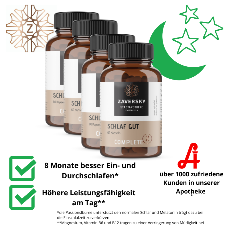 Schlaf Gut - Entspannt einschlafen & erholt aufwachen bei Apotheke Zaversky