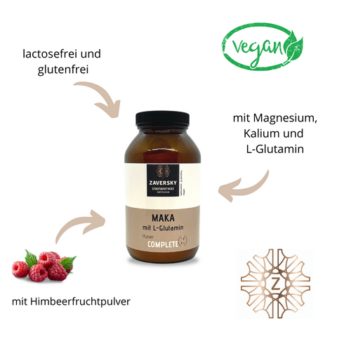 MAKA - Magnesium und Kalium mit L-Glutamin - Pulver zum Trinken