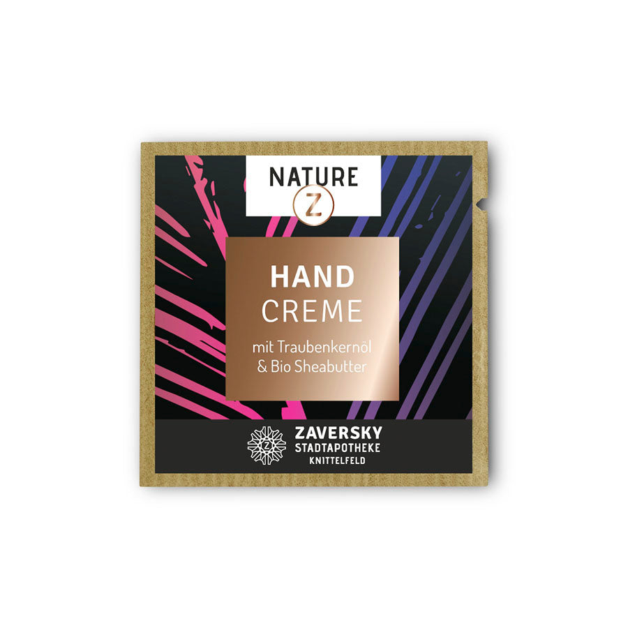 Handcreme-Probe bei Apotheke Zaversky