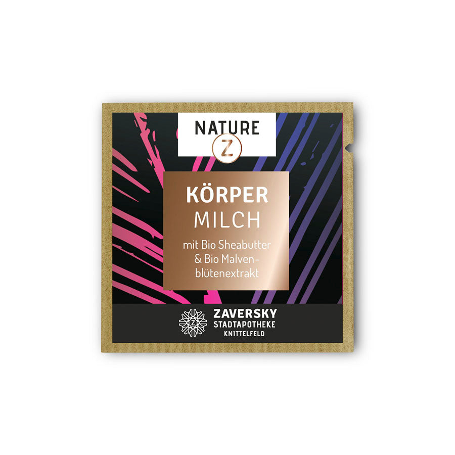 Körpermilch-Probe bei Apotheke Zaversky