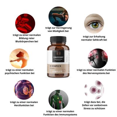 Vitamin B-Komplex - zur Unterstützung des Nervensystems bei Apotheke Zaversky