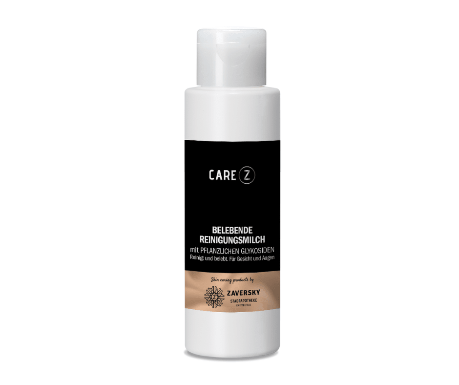 Belebende Reinigungsmilch mit pflanzlichen Glykosiden für Gesicht und Augen CareZ 400ml - 200 ml - Kosmetika - Apotheke Zaversky