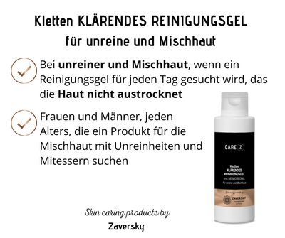 Biomacontrol KLÄRENDES REINIGUNGSGEL für unreine und Mischhaut CareZ - Kosmetika - Apotheke Zaversky