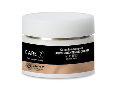Ceramide - Komplex Hautverdichtende Creme mit Retinol - leichte Textur CareZ - Kosmetika - Apotheke Zaversky