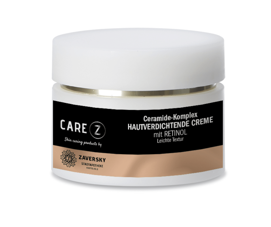 Ceramide - Komplex Hautverdichtende Creme mit Retinol - leichte Textur CareZ - Kosmetika - Apotheke Zaversky