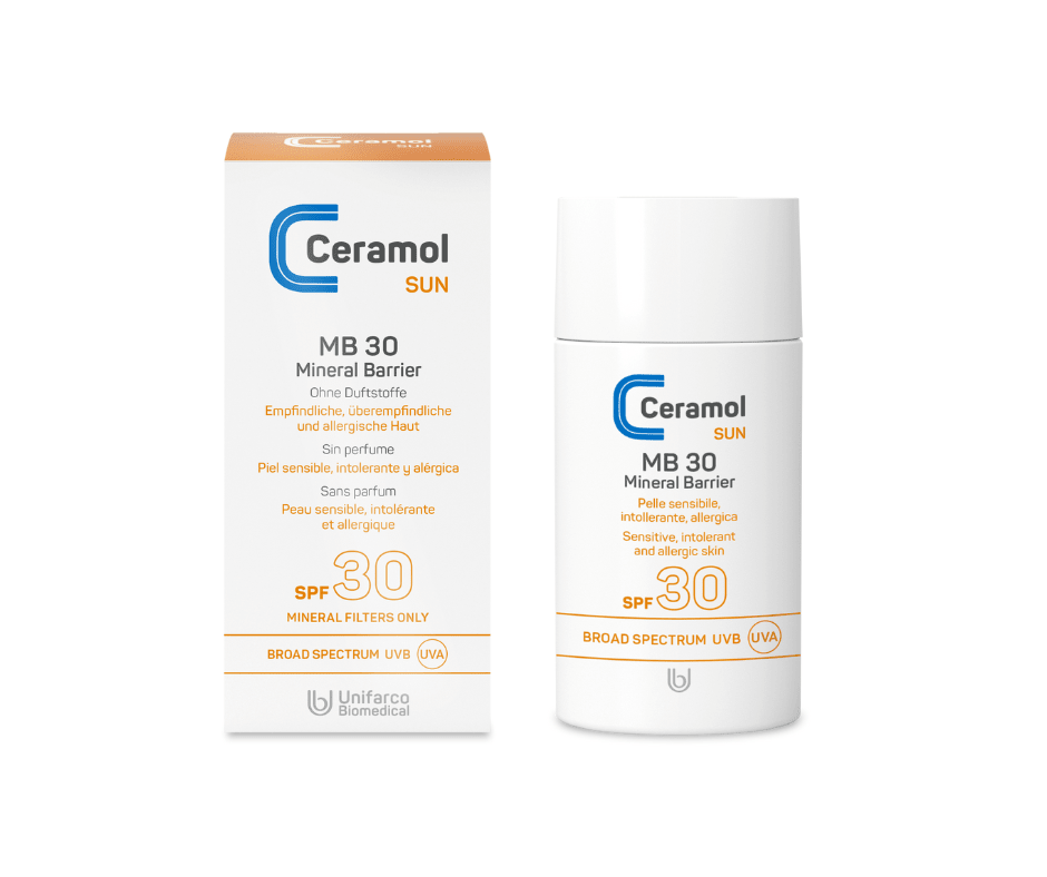 Ceramol - Mineralischer Sonnenschutz 30 - zieht schnell ein, nicht weiß - Kosmetika - Apotheke Zaversky