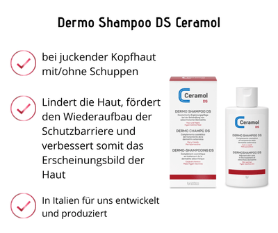 Dermo Shampoo DS - Ceramol - bei juckender Kopfhaut mit/ohne Schuppen - Kosmetika - Apotheke Zaversky