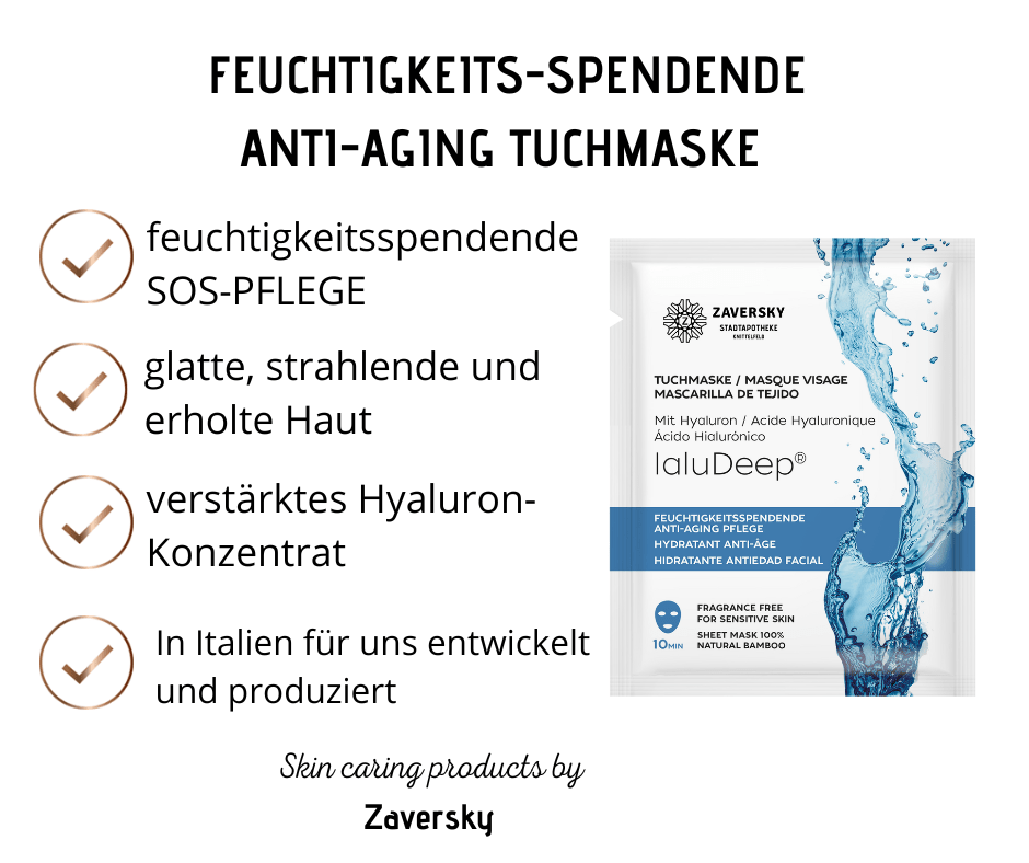 FEUCHTIGKEITS - SPENDENDE ANTI - AGING TUCHMASKE CareZ - Kosmetika - Apotheke Zaversky