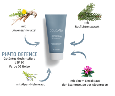 Getöntes Gesichtsfluid LSF 30 - Pflege und Make - Up in einem - 01 Nude - Kosmetika - Apotheke Zaversky