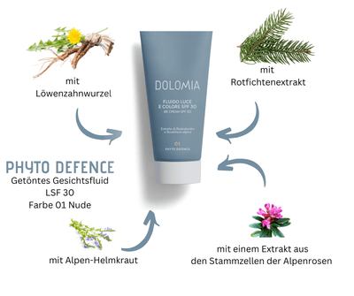 Getöntes Gesichtsfluid LSF 30 - Pflege und Make - Up in einem - 01 Nude - Kosmetika - Apotheke Zaversky