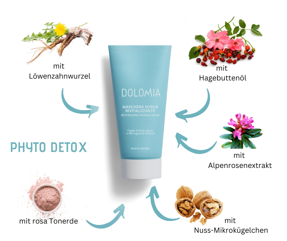Hauterneuernde Gesichtsmaske Dolomia - erneuert, klärt, verfeinert in wenigen Minuten - Kosmetika - Apotheke Zaversky