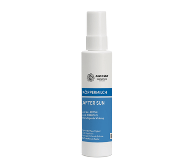 Körpermilch - After Sun beruhigend, spendet Feuchtigkeit, langanhaltende Bräune 100 ml - Kosmetika - Apotheke Zaversky