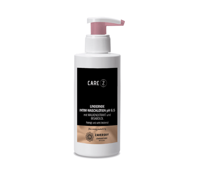 Lindernde INTIM - WASCHLOTION ph 6,5 reingt/ wirkt lindernd CareZ - Kosmetika - Apotheke Zaversky