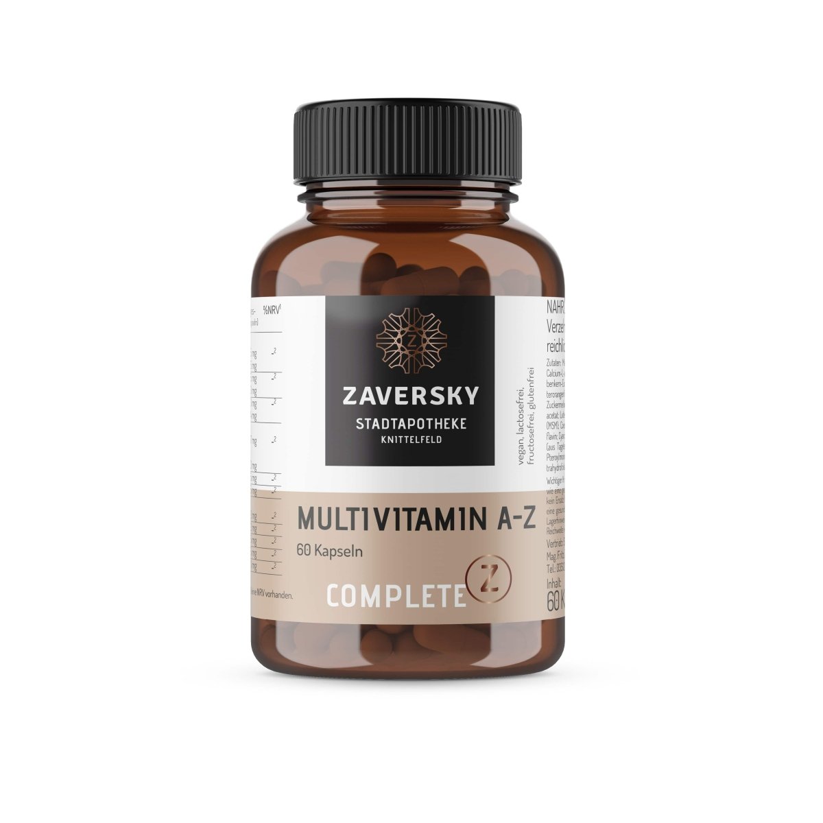 Multivitamin A - Z - 60 Stück für 30 Tage - Nahrungsergänzung - Apotheke Zaversky