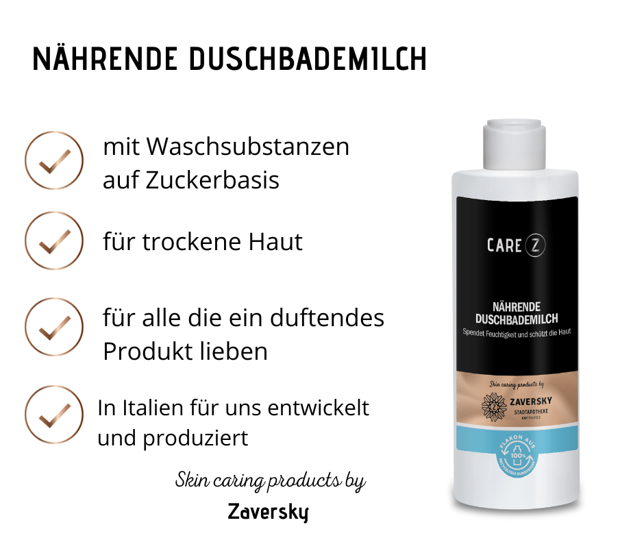 Nährende Duschbademilch CareZ - 300 ml - Kosmetika - Apotheke Zaversky