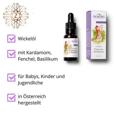 Prinzessin Kardamom - Wickelöl - Entspannung - Hausapotheke - Apotheke Zaversky