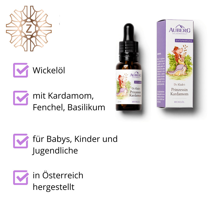 Prinzessin Kardamom - Wickelöl - Entspannung - Hausapotheke - Apotheke Zaversky